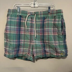 Polo Ralph Lauren plaid Swim Short Small Pony Men’s Size Large
